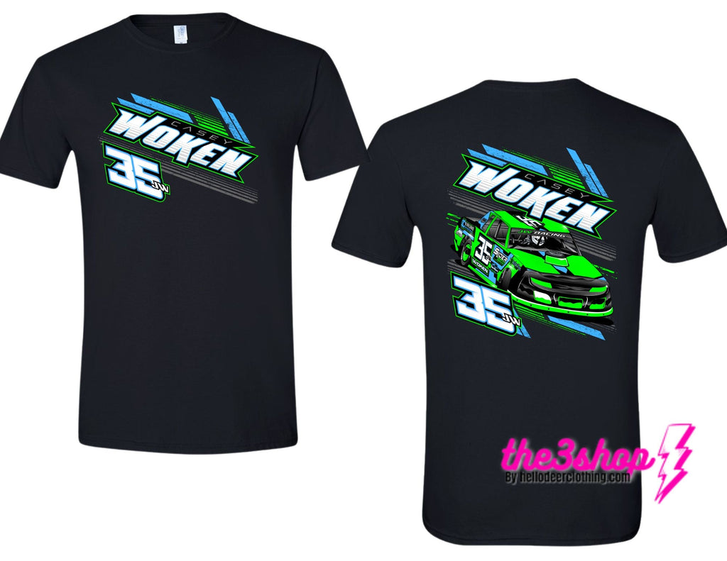 Casey Woken Back Car Design - Tees/SS/Hoodie