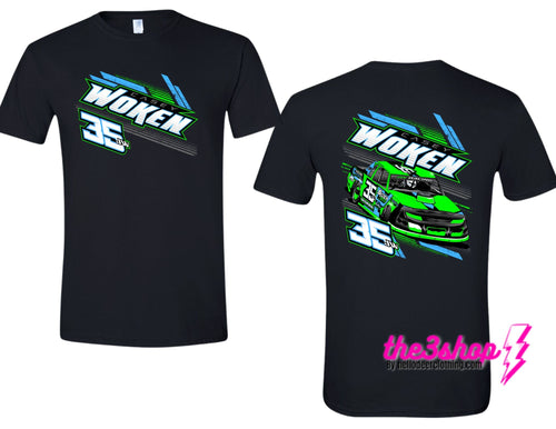 Casey Woken Back Car Design - Tees/SS/Hoodie